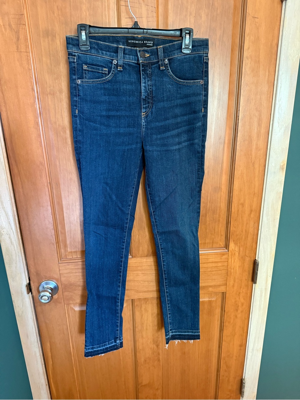 Veronica Beard Dark Blue Skinny Jeans